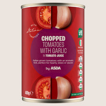 ASDA Chopped Tomatoes with Garlic Sun Ripened Tomatoes 400g
