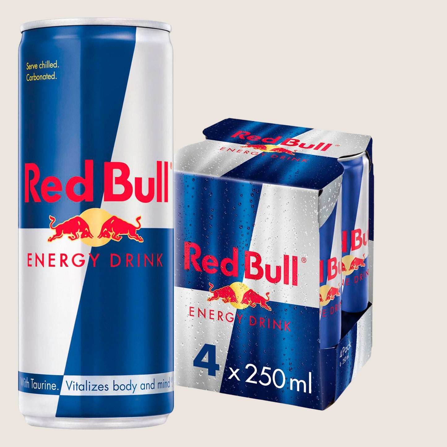 Red Bull Energy Drink Refreshing 4 Pack 250ml