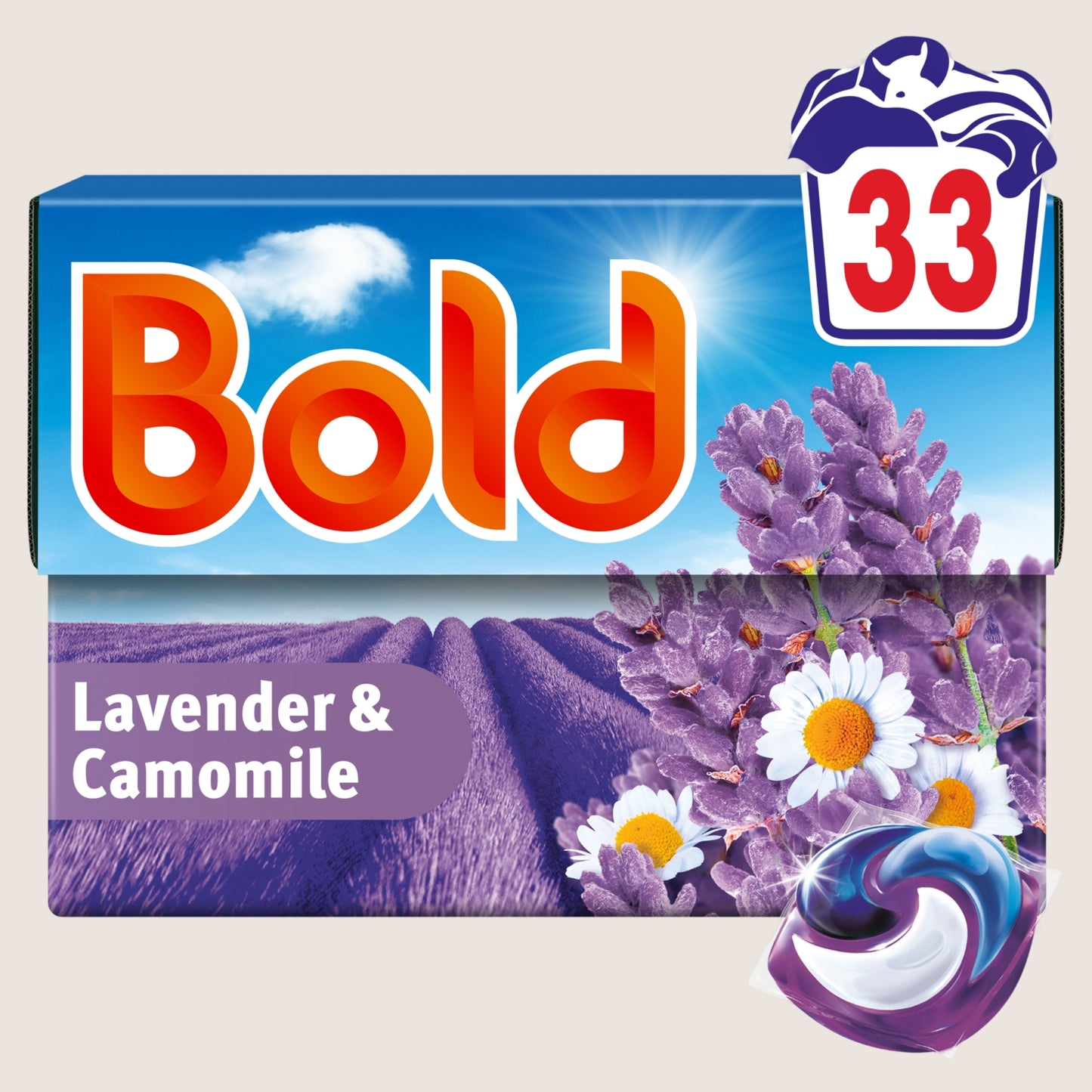 Bold PODS Washing Liquid Capsules 33 Washes