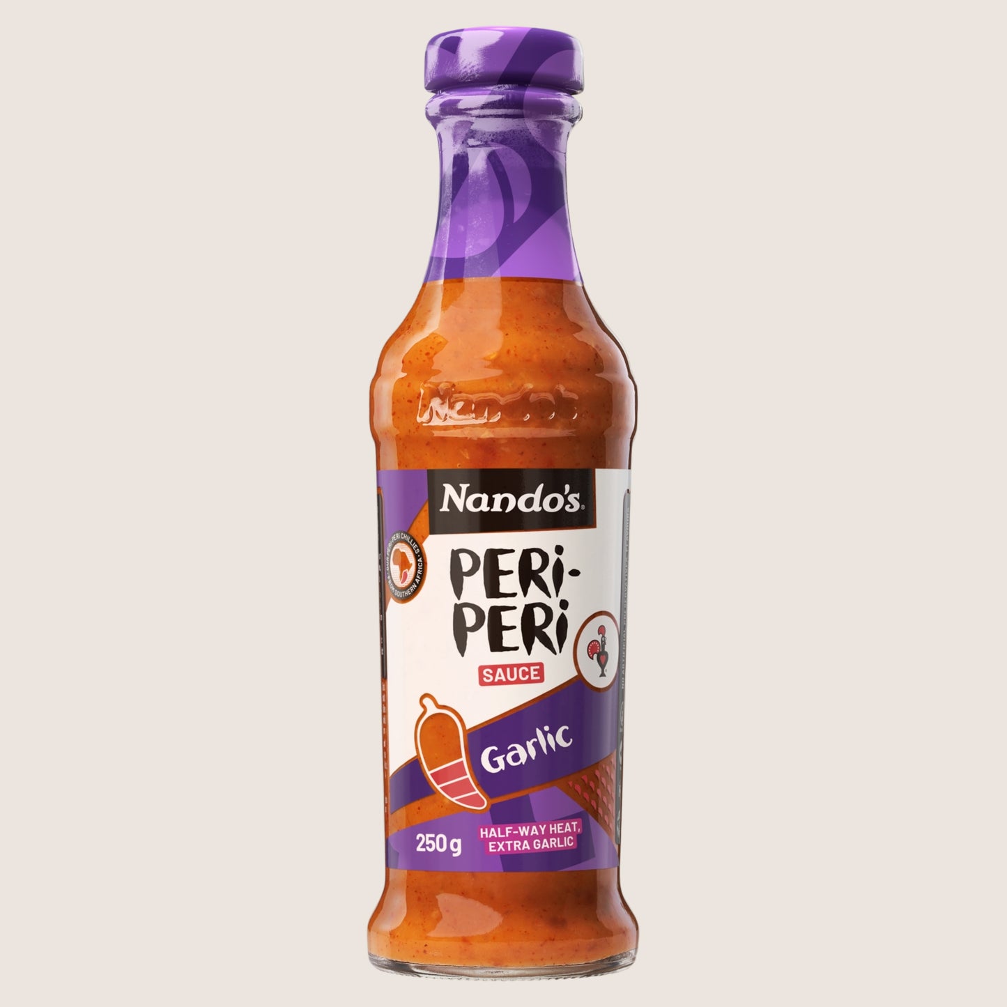 Nando's Garlic Peri-Peri Sauce Gluten Free Halal 250g