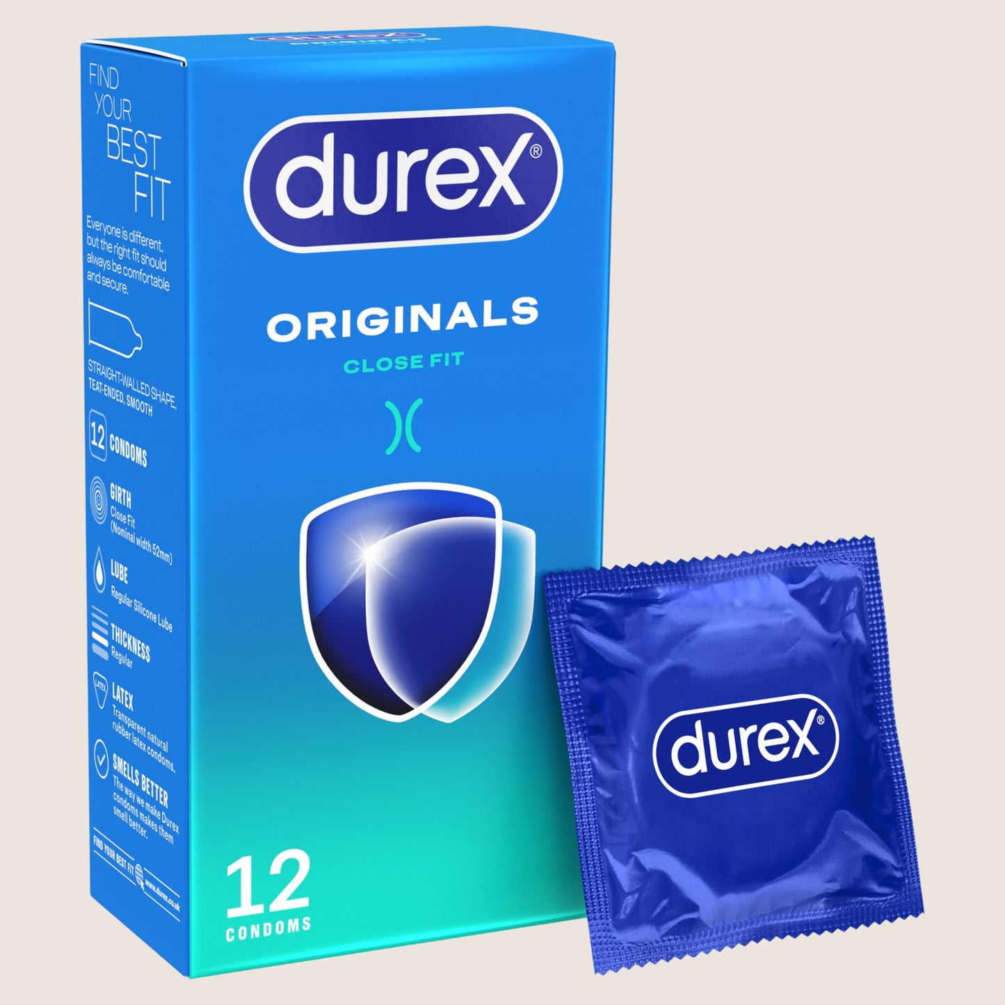 Durex Originals Close Fit Condoms 12