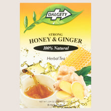 Dalgety Strong Honey & Ginger 18 Herbal Teabags No Artificial Additives 72g