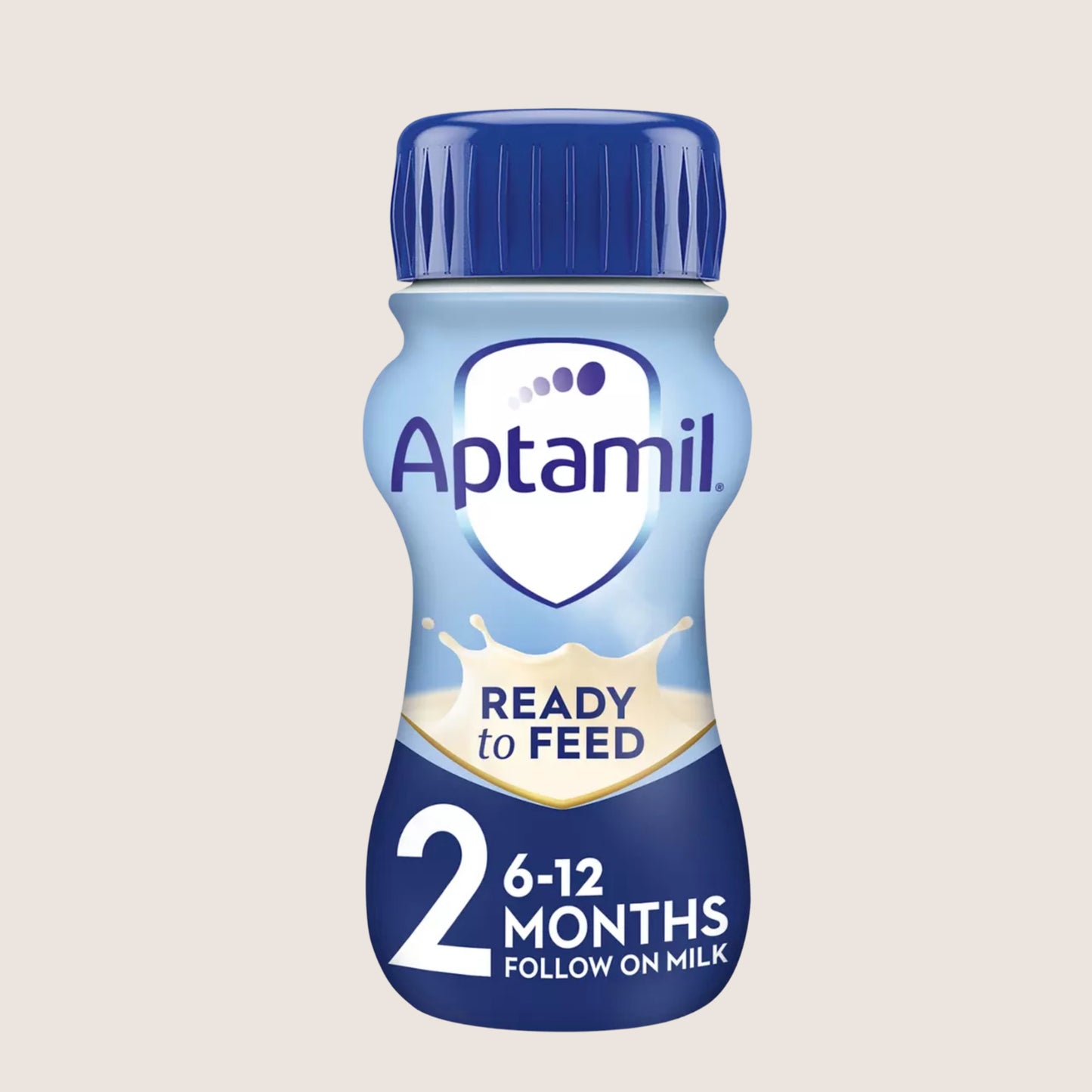 Aptamil 2 Follow On Baby Milk Liquid Formula Ready to Drink, 6-12 Months Suitable from Birth 200ml