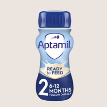 Aptamil 2 Follow On Baby Milk Liquid Formula Ready to Drink, 6-12 Months Suitable from Birth 200ml