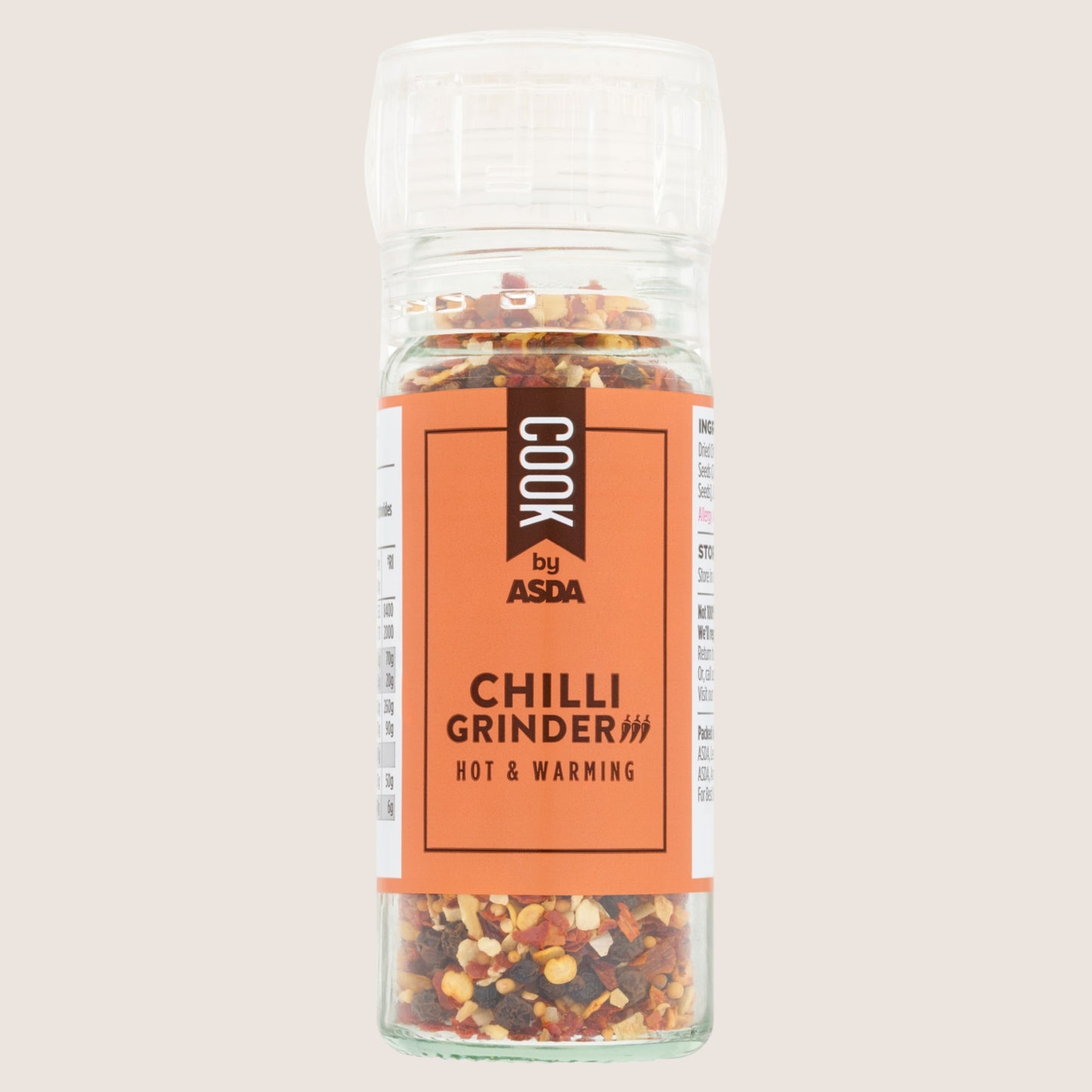 Cook by ASDA Cook Chilli Grinder No Artificial Additives 44g