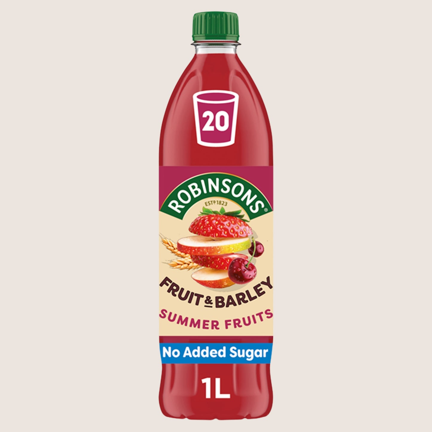 Robinsons Robinsons Fruit & Barley with Vitamins Summer Fruits Squash No Added Sugar 1L