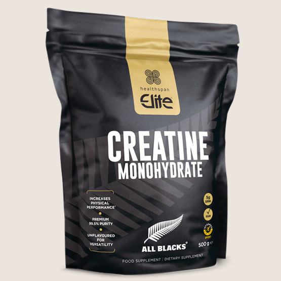 Healthspan Elite All Blacks Creatine Monohydrate 500g