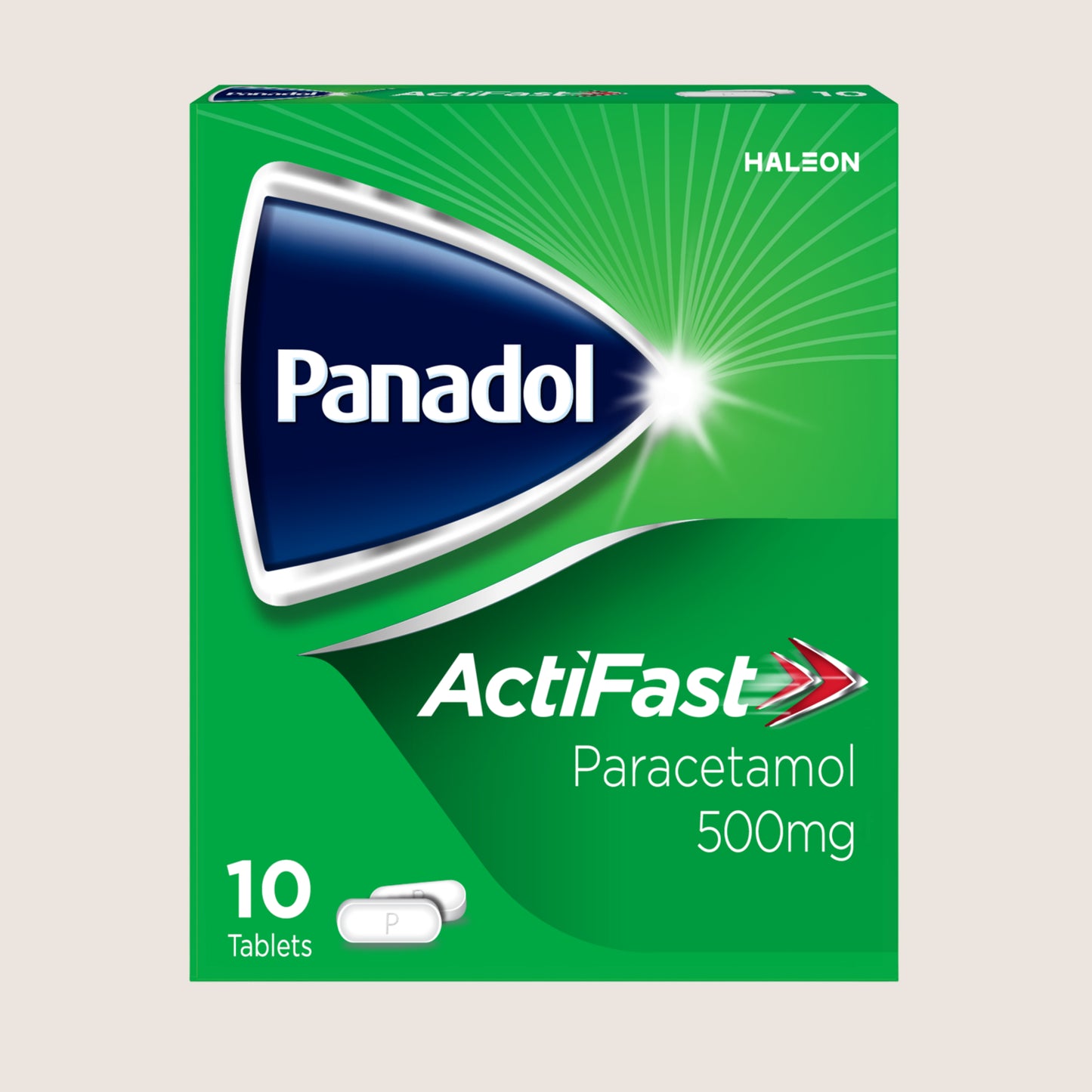 Panadol ActiFast Painkillers, 500mg Paracetamol Tablets 10s