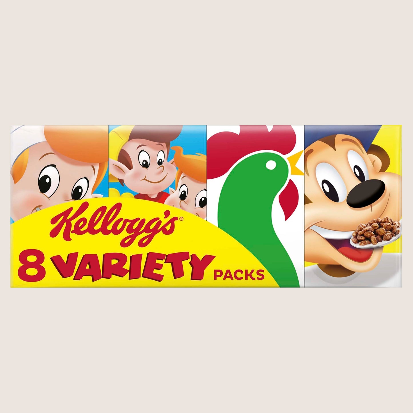 Kellogg's Variety Breakfast Cereal 8pk Vitamin Fortified 196g