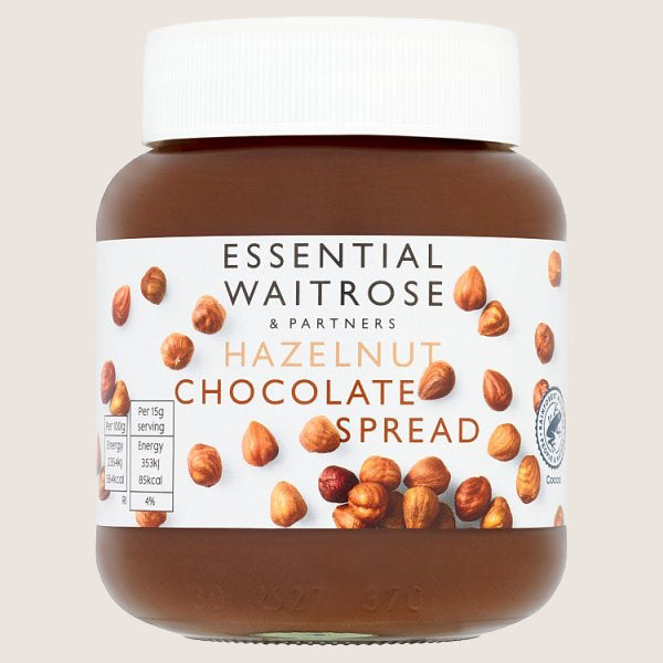 Waitrose Hazelnut Chocolate Spread Pure Indulgence 400G