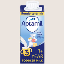 Aptamil 3 Toddler Milk Liquid Formula Ready to Drink, 1-3 Years Suitable from Birth 200ml