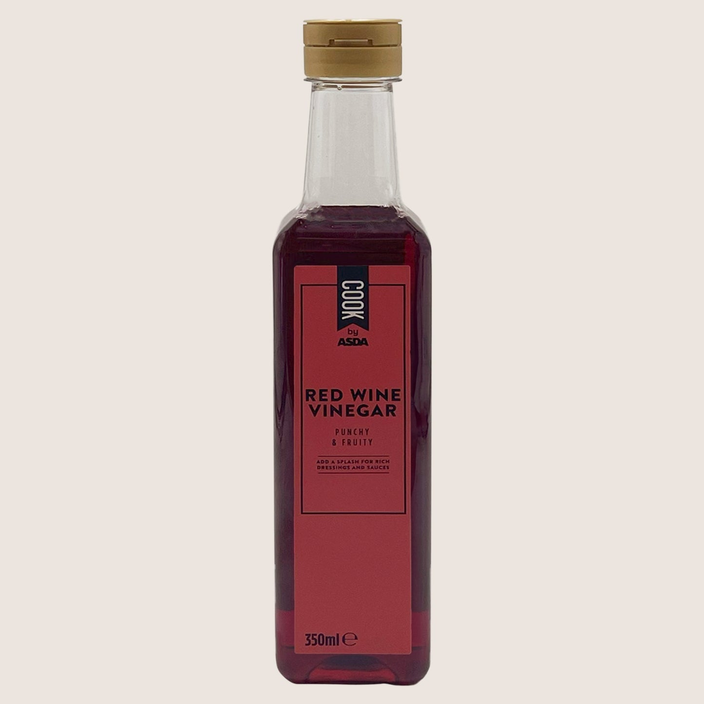 ASDA Cook Red Wine Vinegar No Artificial Additives 350ml