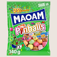 Maoam Pinballs Fruit & Cola Flavour Chewy Sweets Sharing Bag 140g