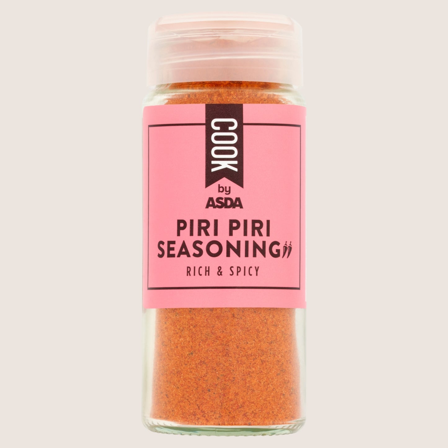 Cook by ASDA Cook Piri Piri Seasoning No Artificial Additives 60g