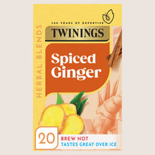 Twinings Spiced Ginger 20 Tea Bags No Artificial Additives 35g