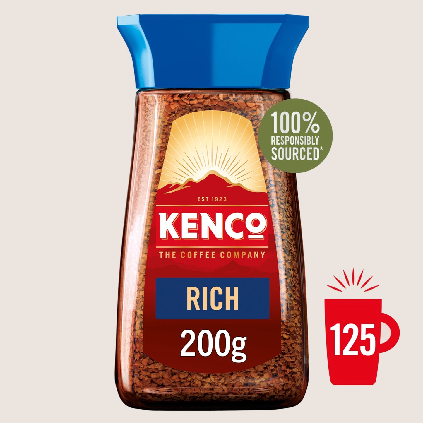 Kenco Rich Instant Coffee No Artificial Additives 200g