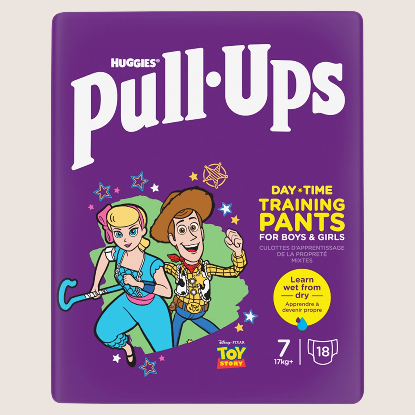 Huggies Pull-Ups Day Time Training Pants for Boys & Girls 7 + Gentle Formula 17kg