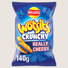 Walkers Wotsits Crunchy Really Cheesy Sharing Snacks Crisps No Artificial Additives 140g