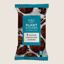 M&S 8 Double Chocolate Cookies Real Chocolate 200 g