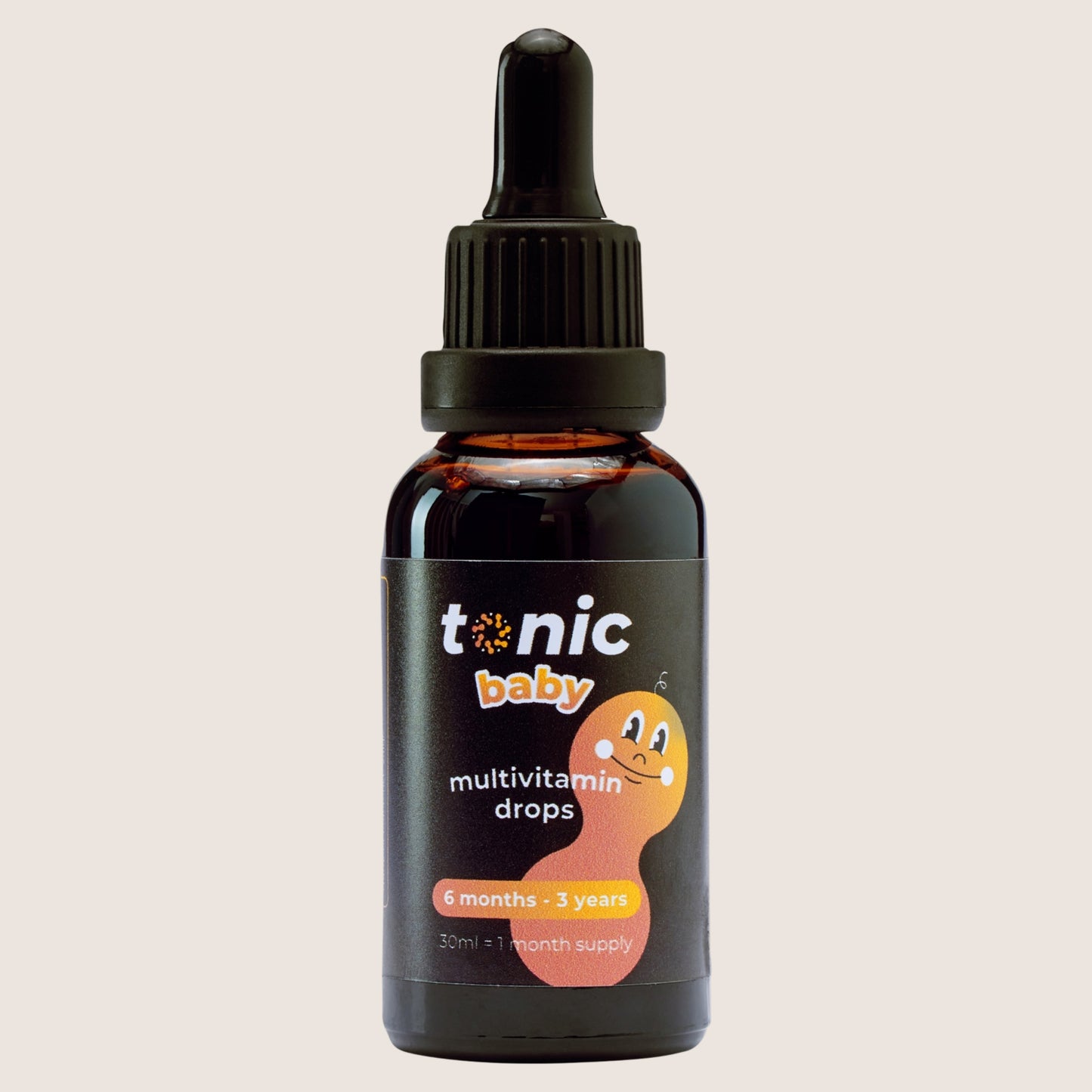 Tonic Baby Multivitamin Drops Peach & Banana Food Supplement