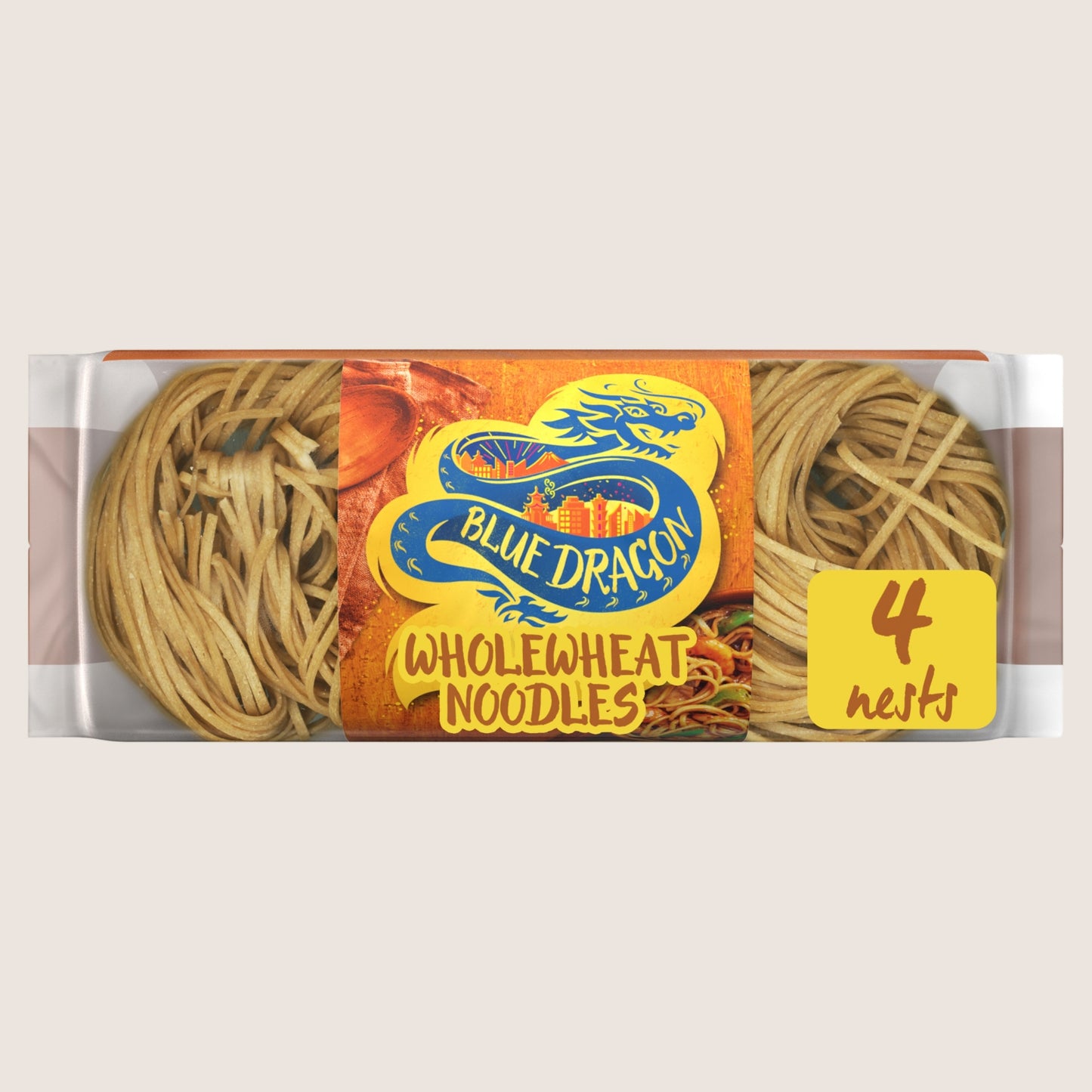 Blue Dragon Wholewheat Noodles Vegan Friendly 250g