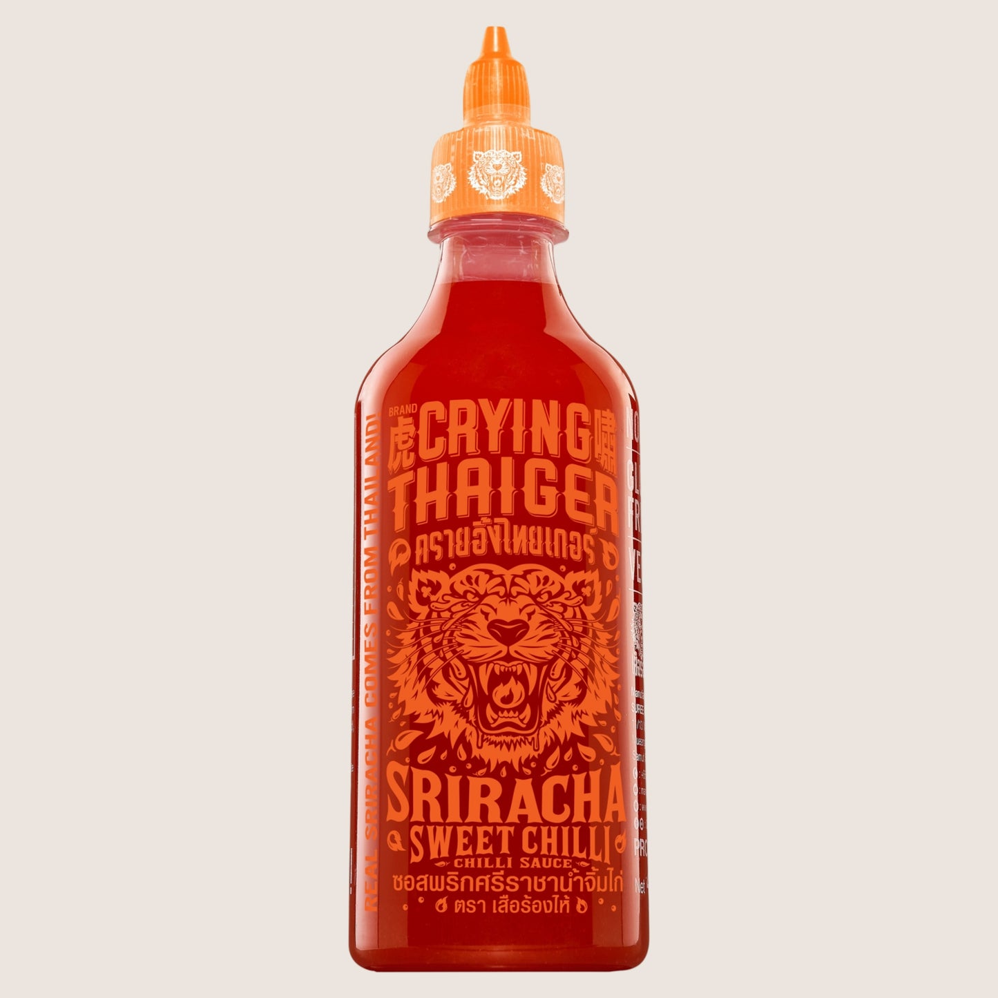 Crying Thaiger Sriracha Sweet Chilli Sauce Gluten Free Halal 440ml