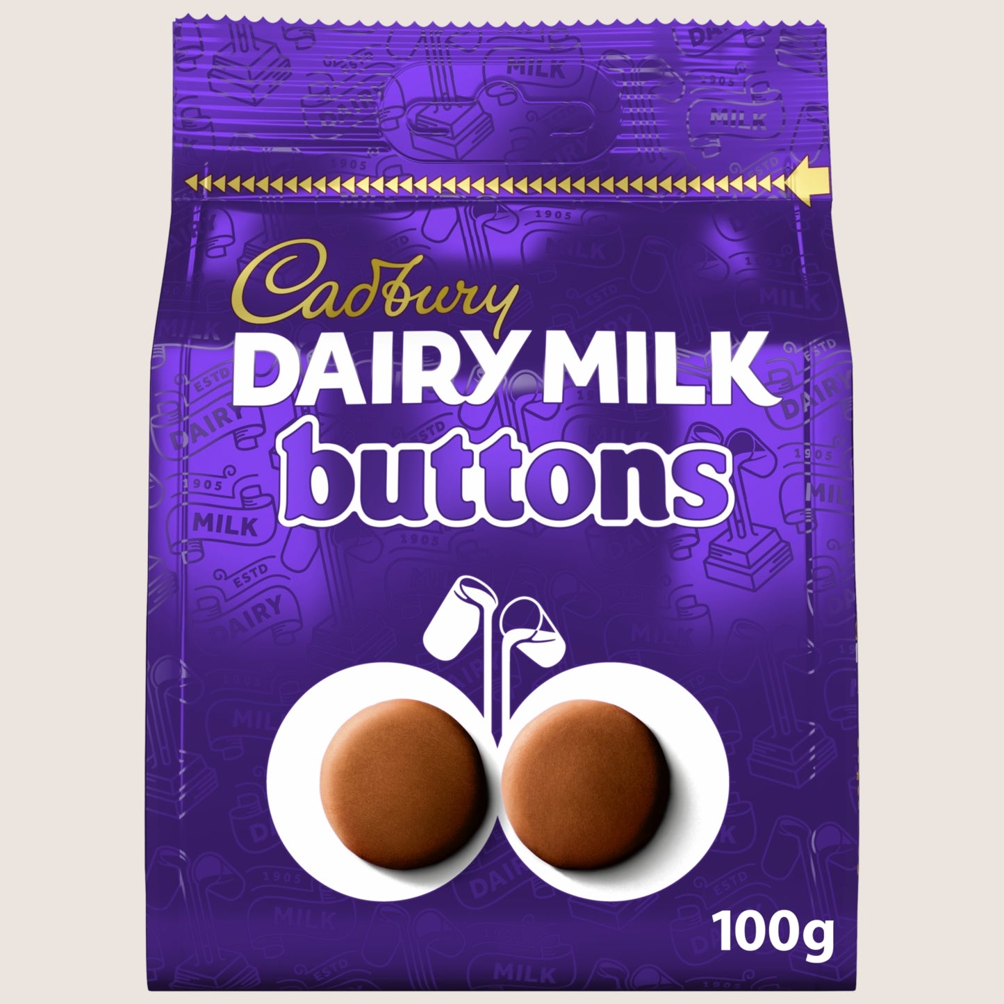Cadbury Dairy Milk Chocolate Buttons Bag 100g