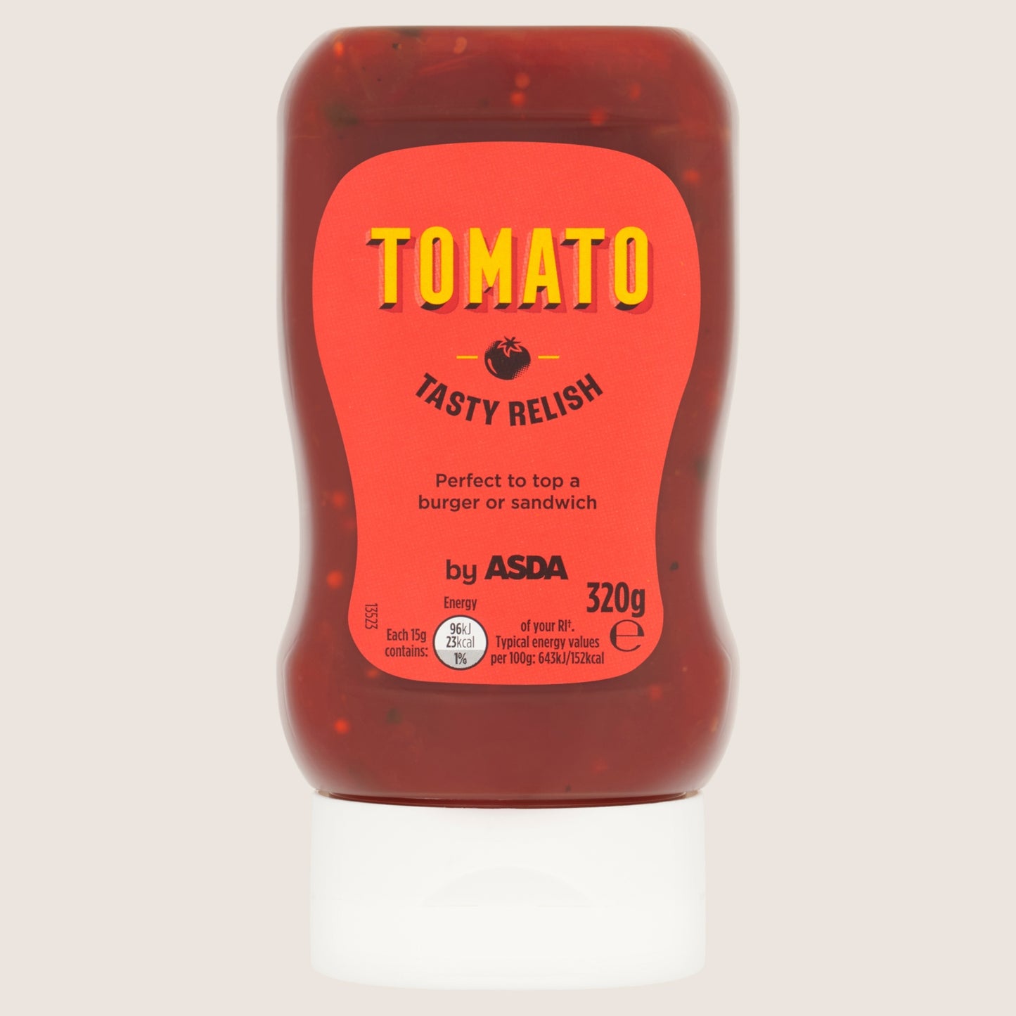 ASDA Tomato Tasty Relish No Artificial Additives 320g