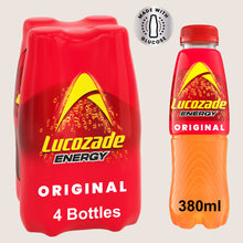 Lucozade Energy Drink Original Refreshing 4x380ml