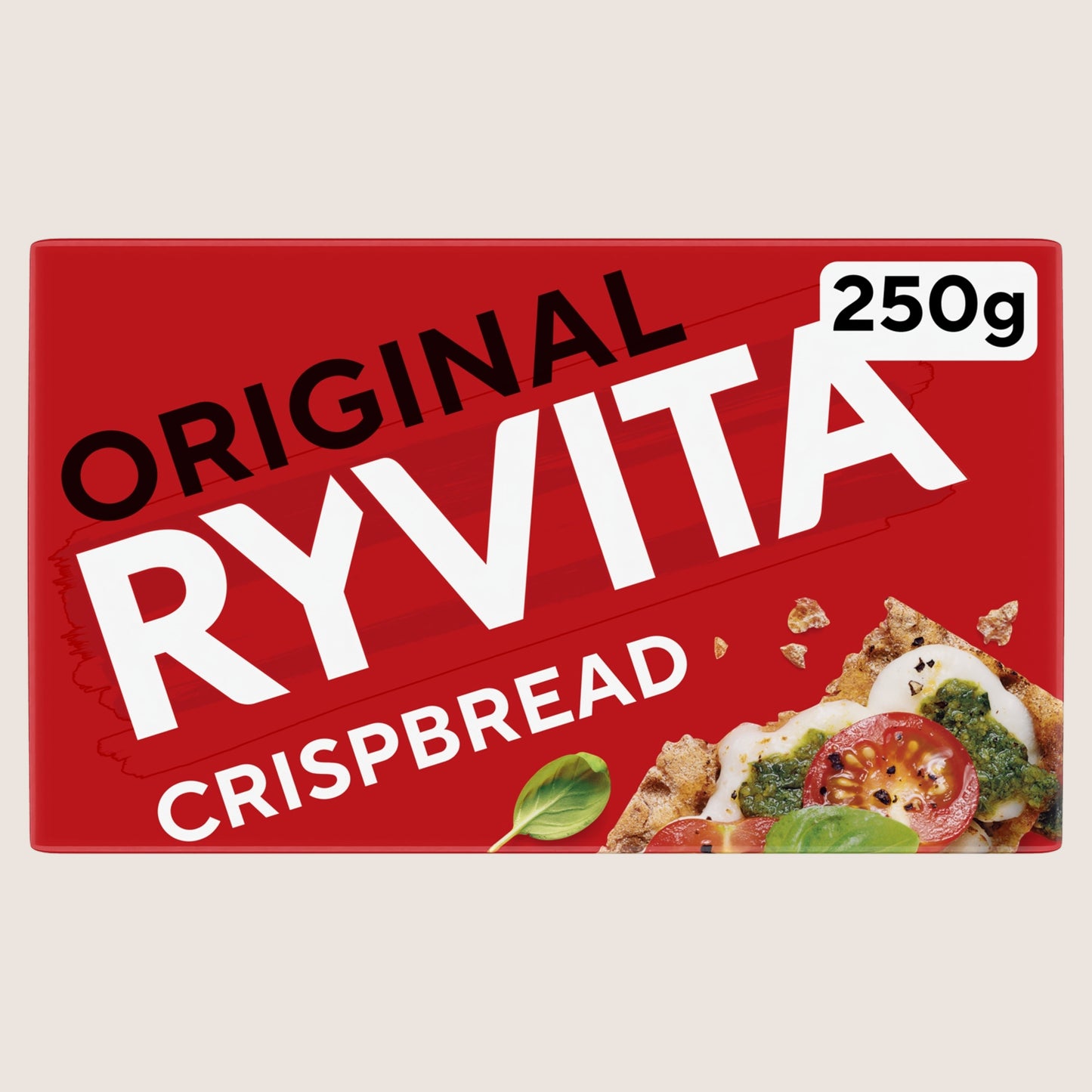 Ryvita Crispbread Original Crackers Free From Artificial Additives 250g
