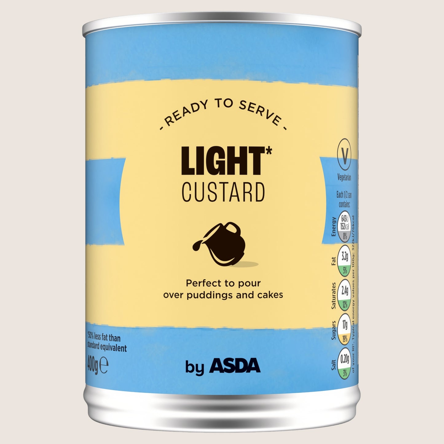 ASDA Light Custard Lighter Recipe 400g