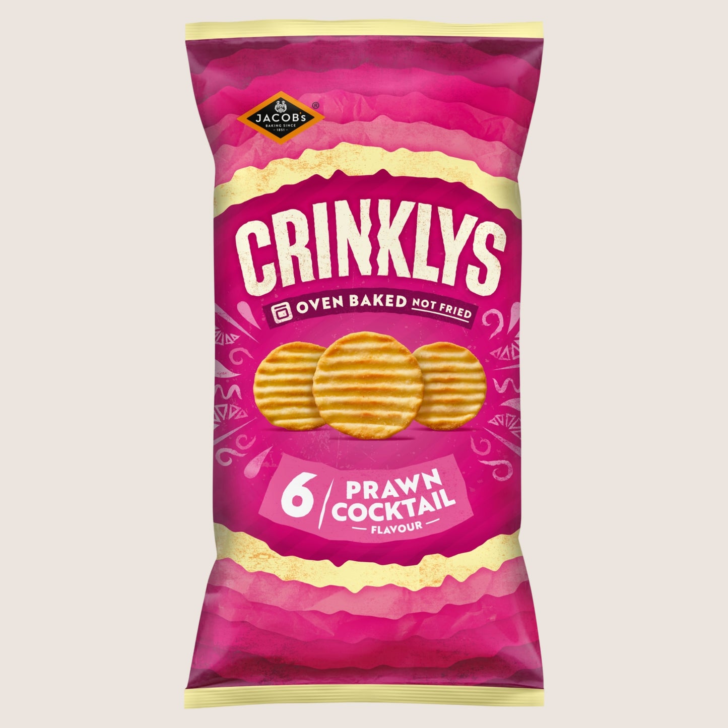 Jacob's Crinklys Prawn Cocktail Multipack 6x23g