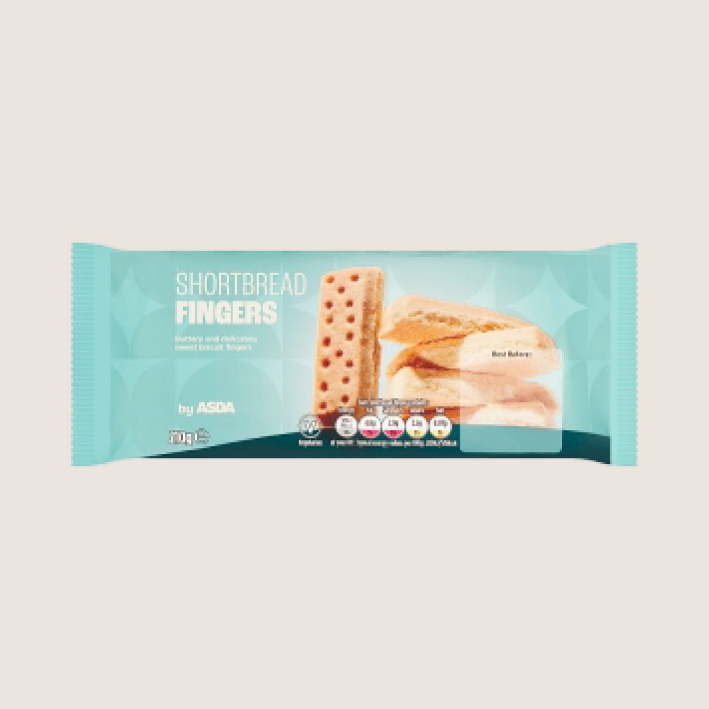 ASDA Shortbread Fingers Free From Artificial Additives 210g