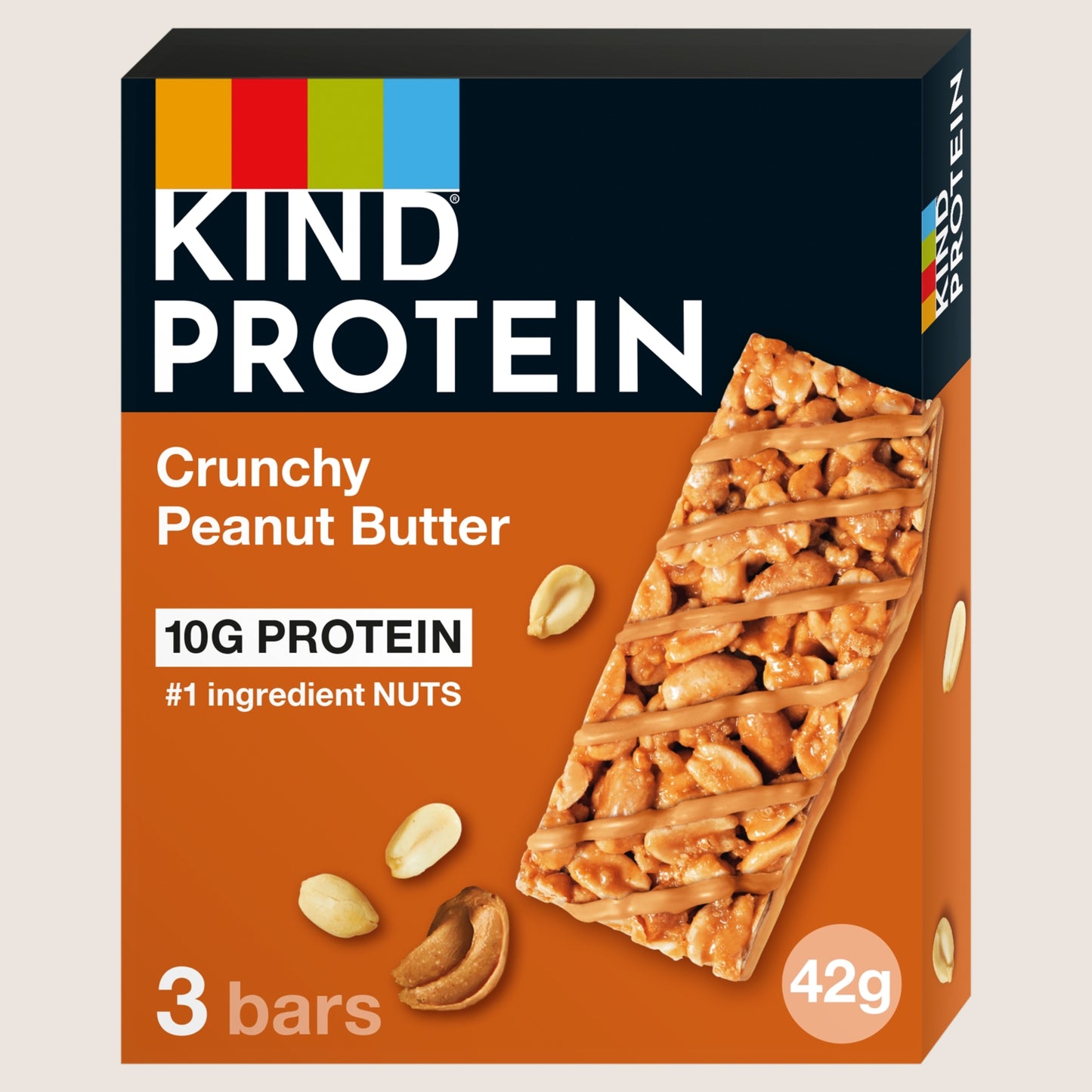KIND Protein Crunchy Peanut Butter  Protein 3 x 42g