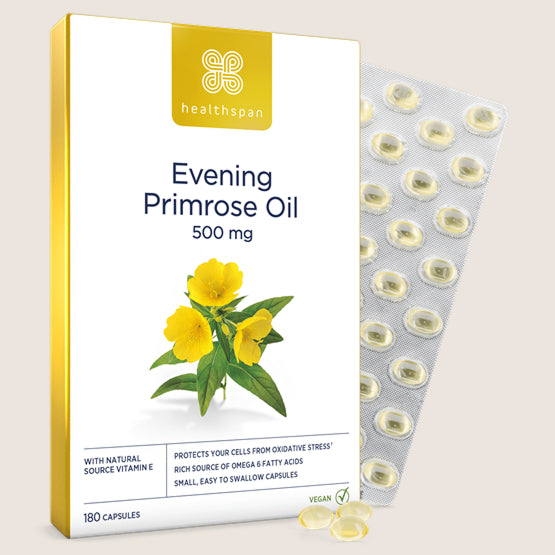 Healthspan Evening Primrose Oil 500mg 180 capsules