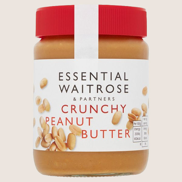 Waitrose Crunchy Peanut Butter Everyday Flavour 340G