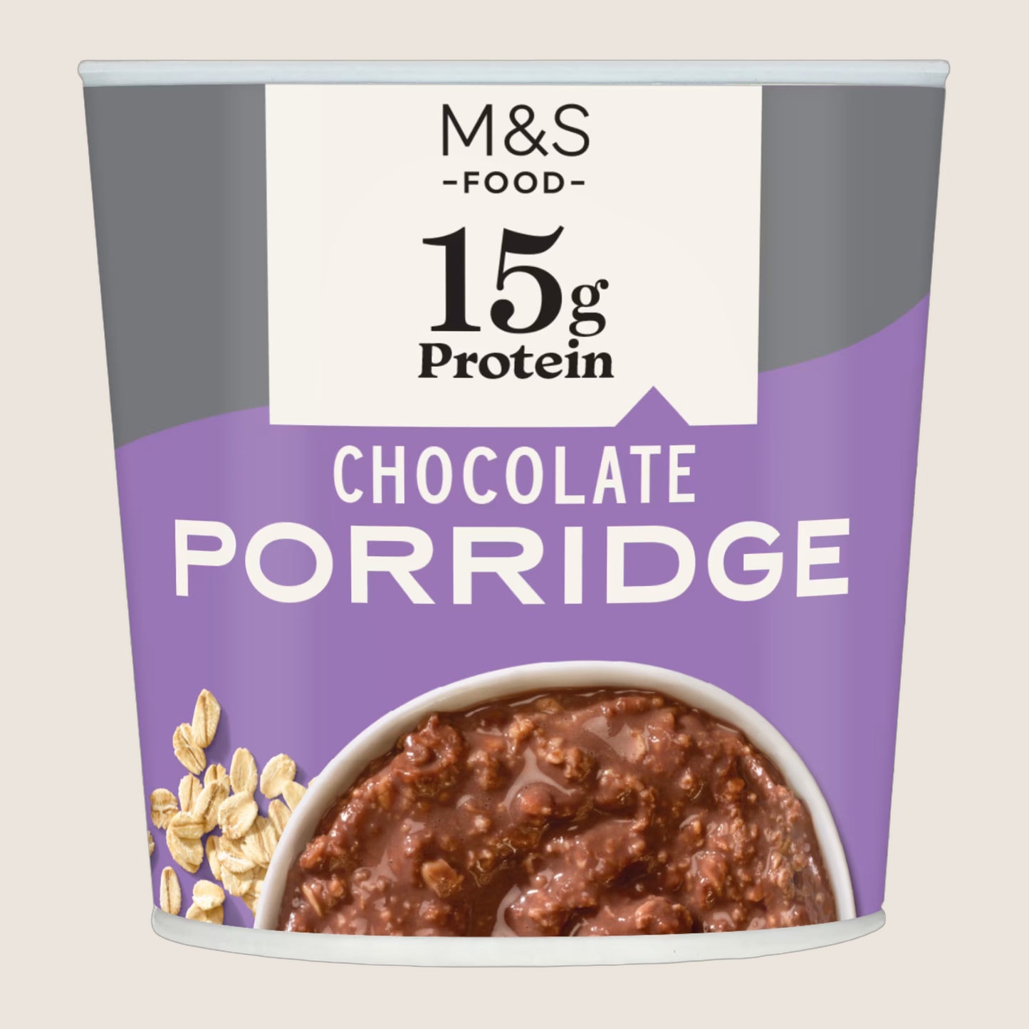 M&S High Protein Chocolate Porridge Real Chocolate 80 g