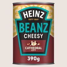 Heinz Cathedral City Cheesy Tinned Baked Beans Classic Recipe 390g