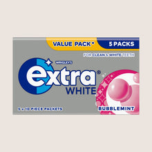 Extra White Bubblemint Sugarfree Chewing Gum 5x10 Pieces