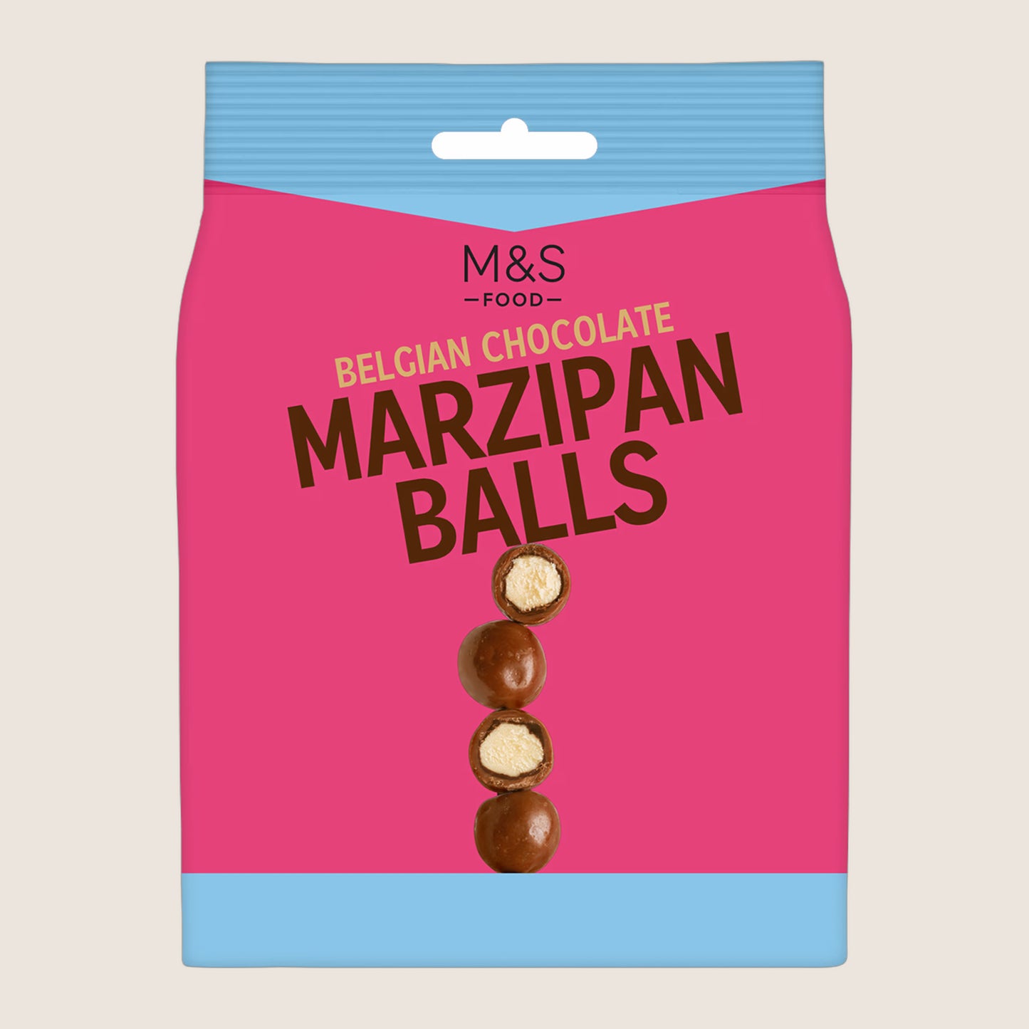 M&S Belgian Chocolate Marzipan Balls 95 g