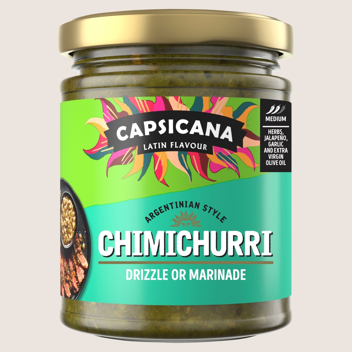Capsicana Latin Flavour Argentinian Style Chimichurri Gluten Free 175g