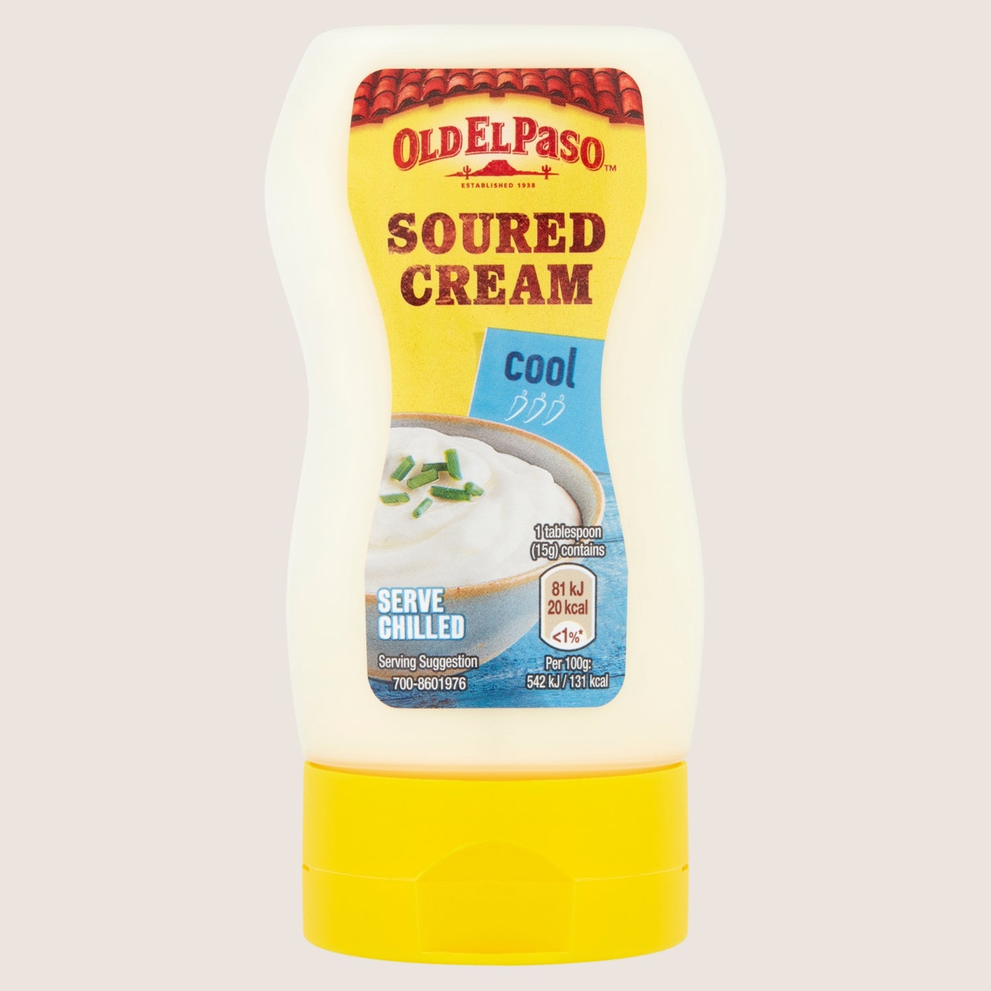 Old El Paso Soured Cream No Artificial Additives 230g