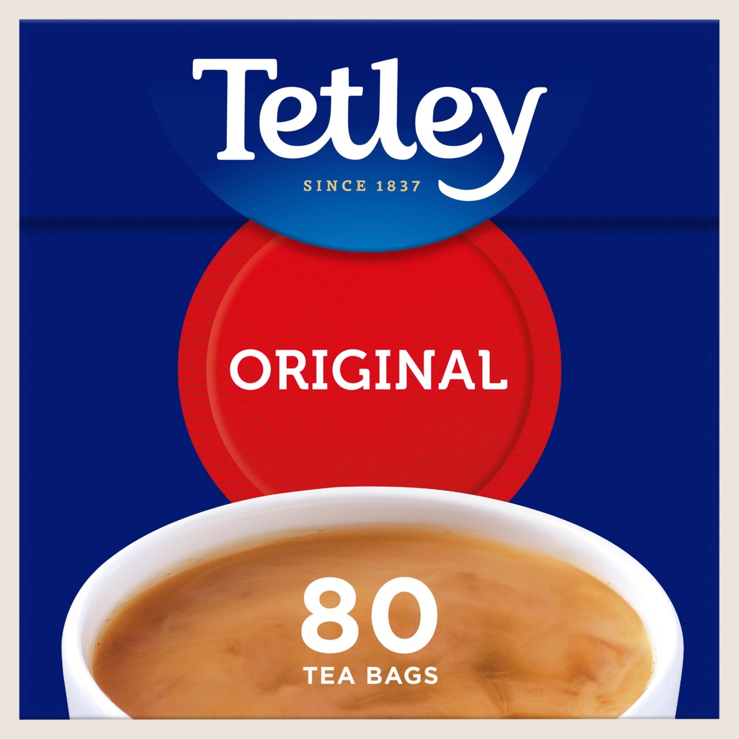 Tetley 80 Original Tea Bags Rainforest Alliance Certified 250g