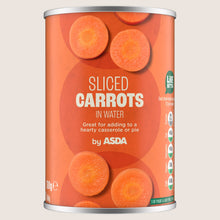 ASDA Sliced Carrots in Water In Spring Water 300g