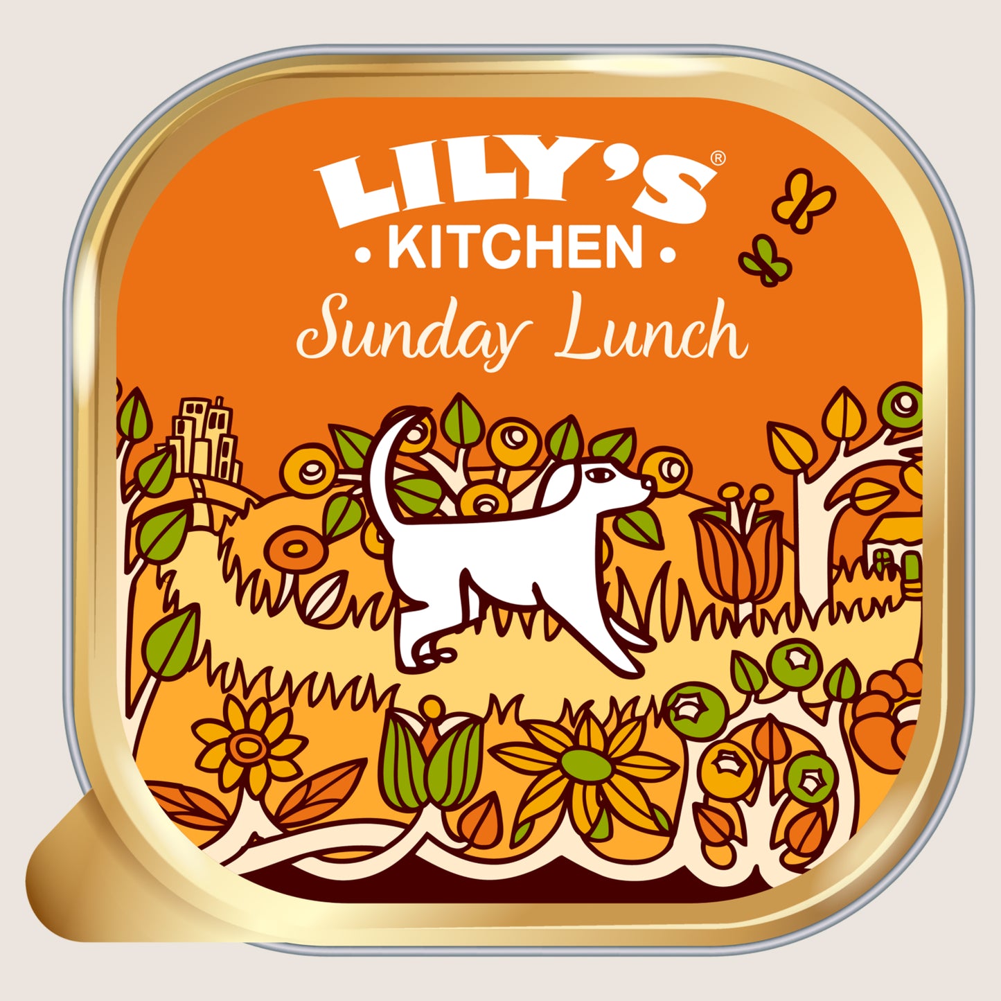 Lily's Kitchen Sunday Lunch with Chicken Adult Wet Dog Food Complete Nutrition 150g