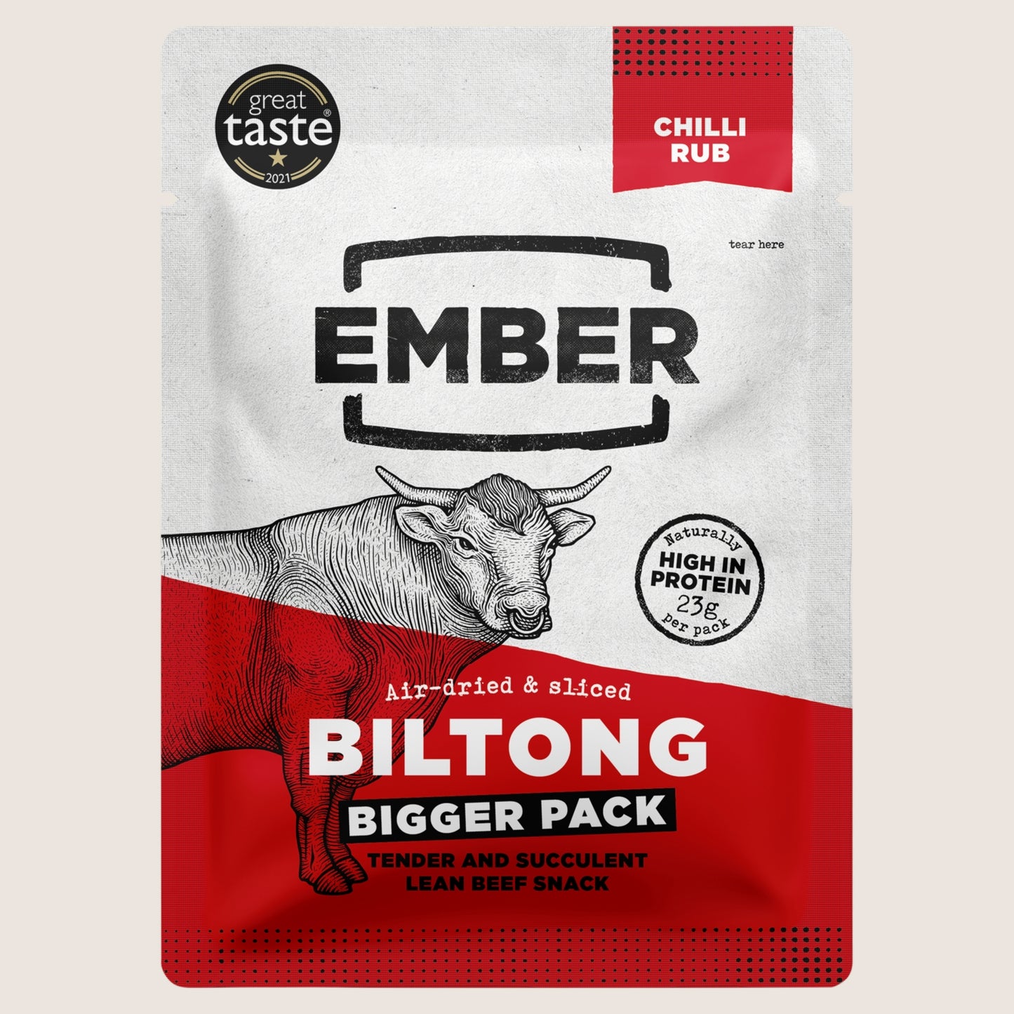 Ember Chilli Rub Biltong Multipack 45g