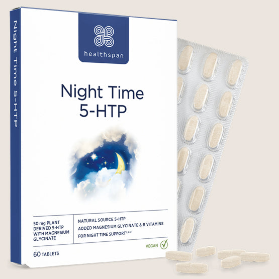 Healthspan Night Time 5−HTP Vegan Friendly 60 tablets