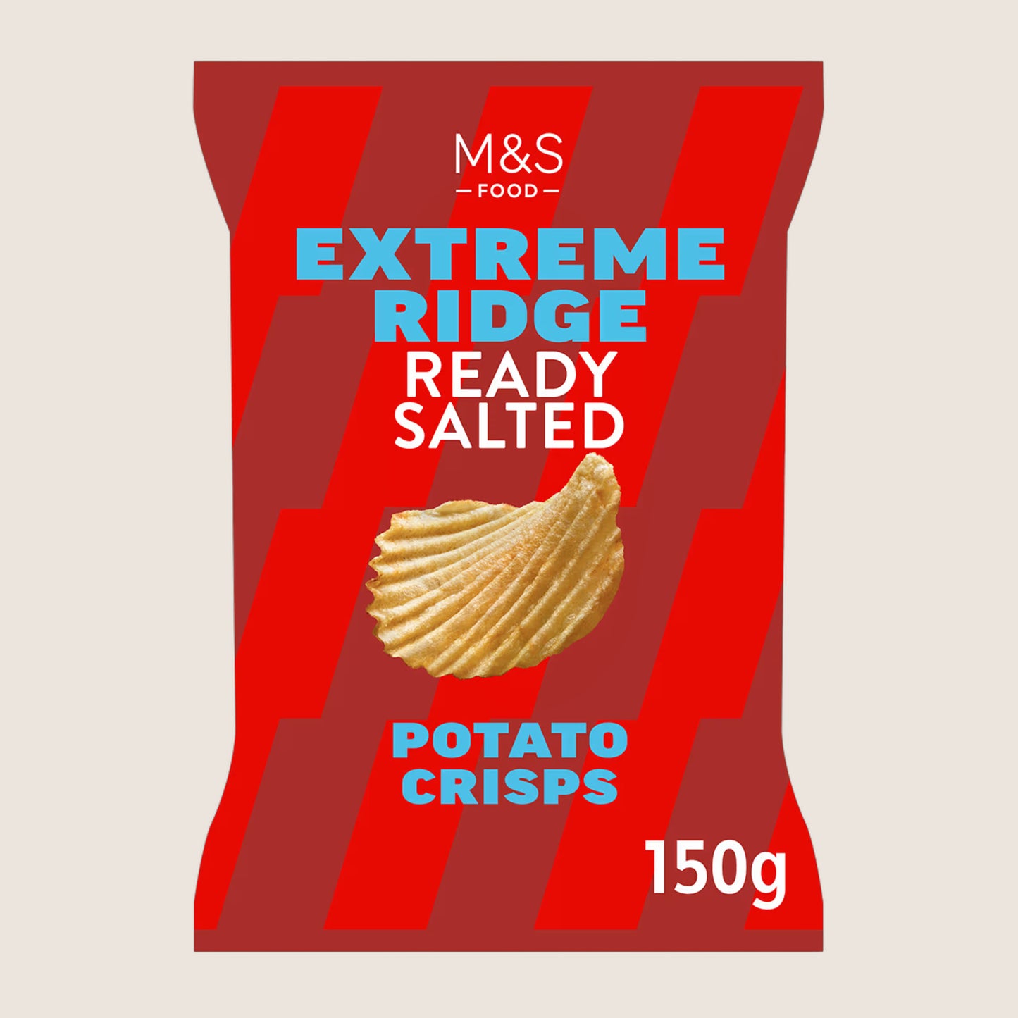 M&S Extreme Ridge Ready Salted Potato Crisps 25 g