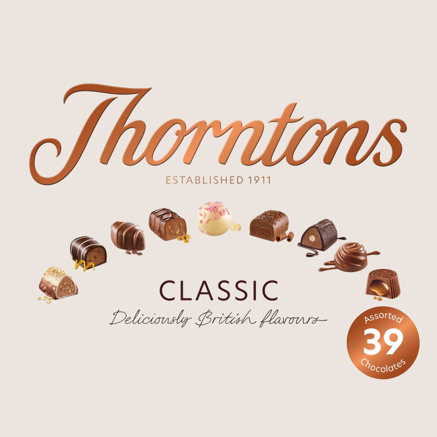 Thorntons Classic Collection Milk, Dark & White Chocolate Gift Box 449g
