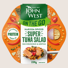 John West On the Go Harissa Spiced Super Tuna Salad No Artificial Additives 220g